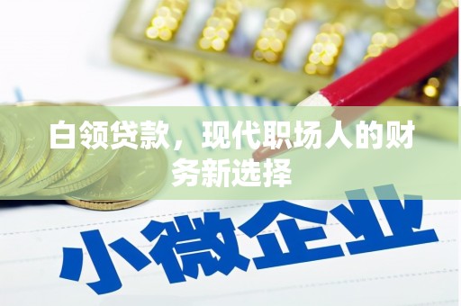 麻豆白领贷款，现代职场人的财务新选择