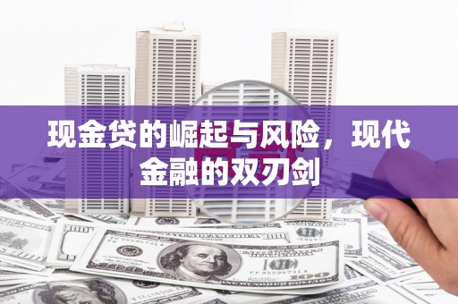 麻豆现金贷的崛起与风险，现代金融的双刃剑
