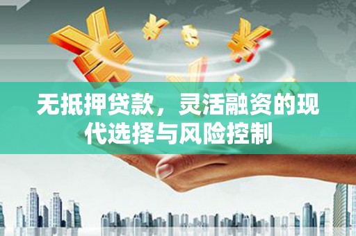 麻豆无抵押贷款，灵活融资的现代选择与风险控制