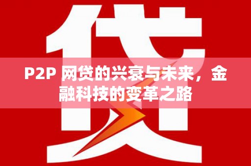 麻豆P2P 网贷的兴衰与未来，金融科技的变革之路