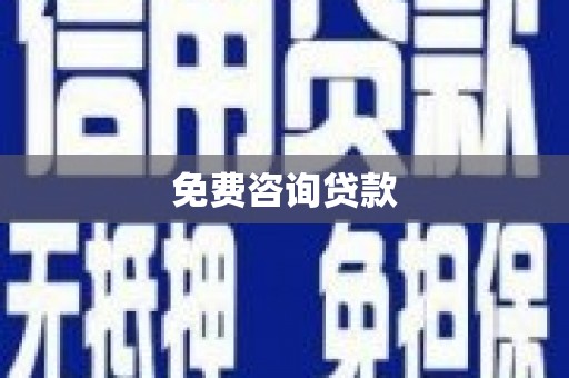 麻豆免费咨询贷款