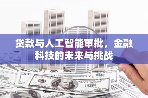 麻豆贷款与人工智能审批，金融科技的未来与挑战