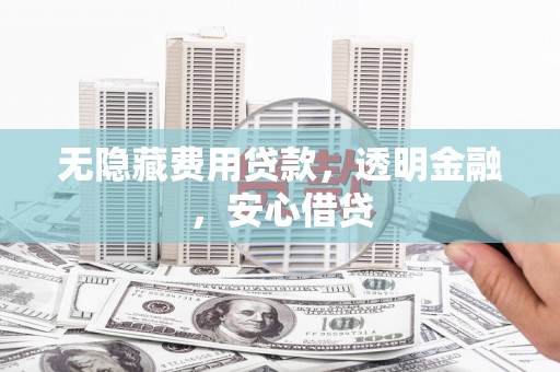 麻豆无隐藏费用贷款，透明金融，安心借贷