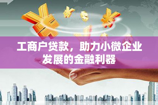 麻豆工商户贷款，助力小微企业发展的金融利器