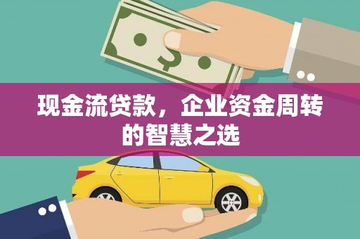 麻豆现金流贷款，企业资金周转的智慧之选