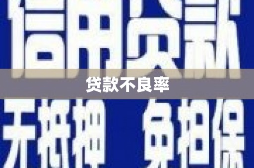 麻豆贷款不良率