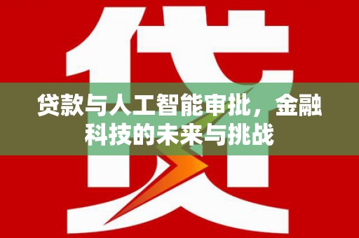 麻豆贷款与人工智能审批，金融科技的未来与挑战