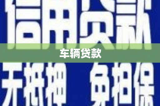 麻豆车辆贷款