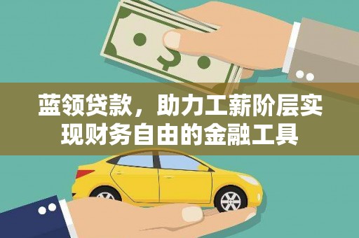 麻豆蓝领贷款，助力工薪阶层实现财务自由的金融工具