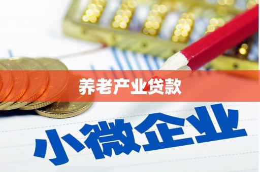 麻豆养老产业贷款