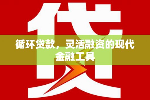 麻豆循环贷款，灵活融资的现代金融工具