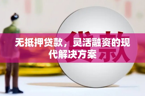 麻豆无抵押贷款，灵活融资的现代解决方案