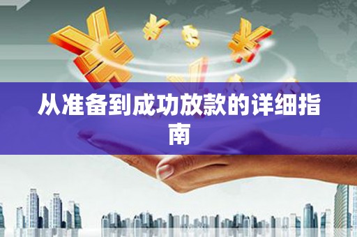 麻豆从准备到成功放款的详细指南