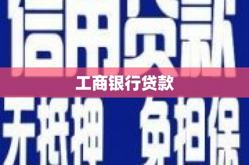 麻豆工商银行贷款