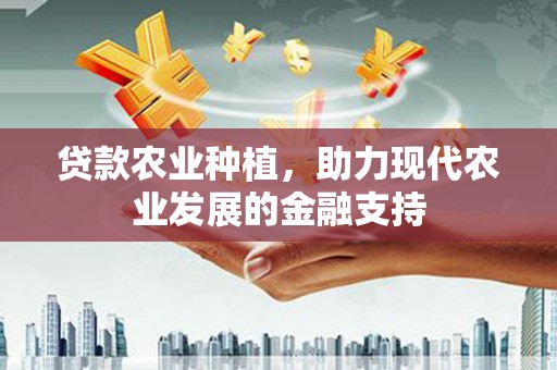 麻豆贷款农业种植，助力现代农业发展的金融支持