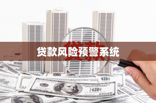 麻豆贷款风险预警系统